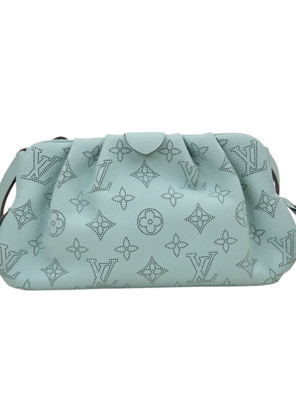 Louis Vuitton Scala Mini Pouch Monogram Mahina Vert Lagon